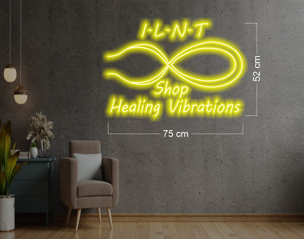 I-L-N-T Shop Healing Vibration| LED Neon Sign