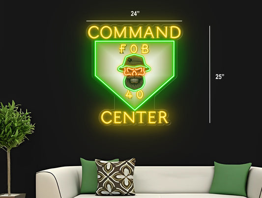 Command center | Led Neon Sign