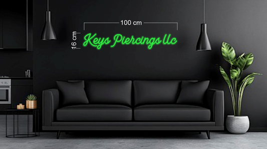 KeysPiercings llc | LED Neon Sign