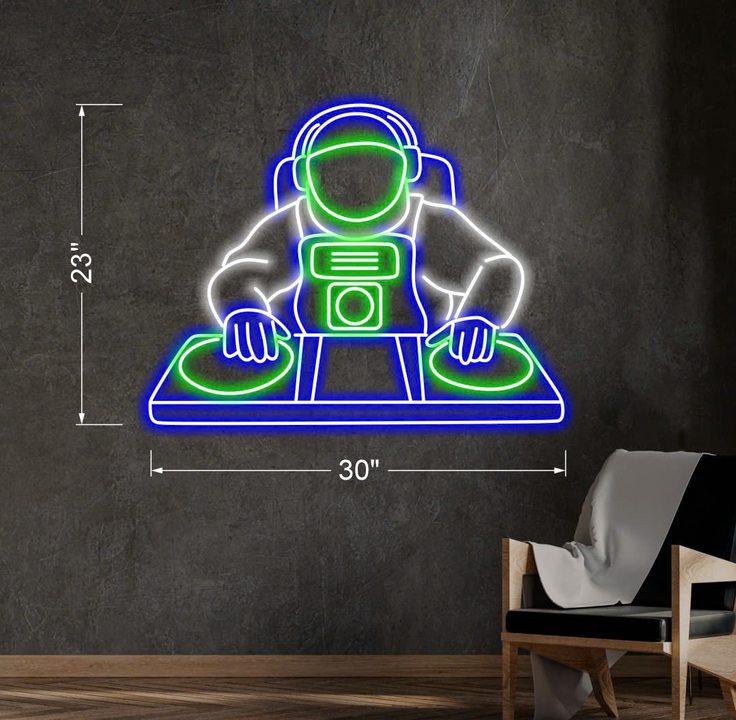 DJ ASTRONAUT | LED Neon Sign