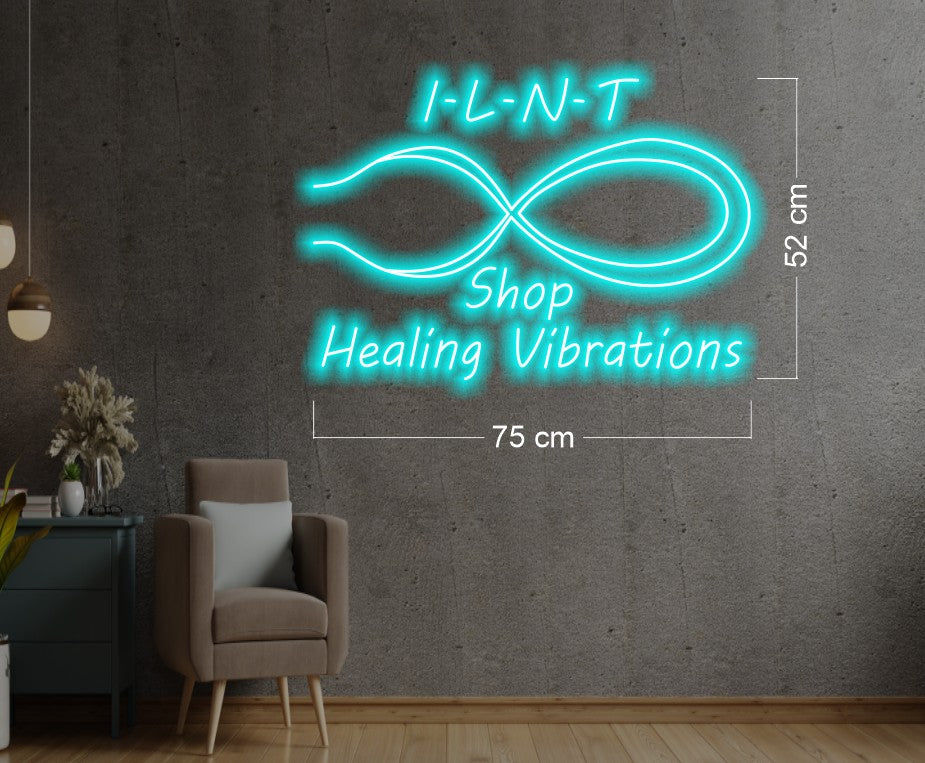 I-L-N-T Shop Healing Vibration| LED Neon Sign