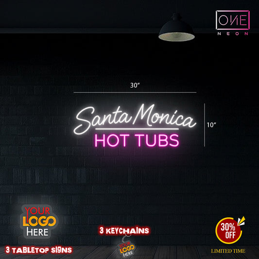 SANTA MONICA | LED Neon Sign
