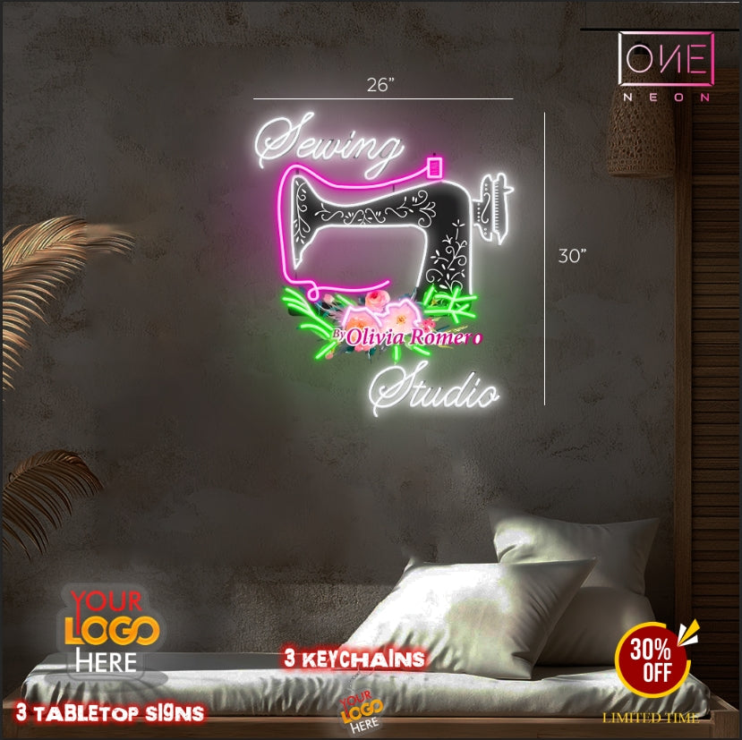 Valentino+ Sewing Studio ( 2 signs) | Led Neon Sign
