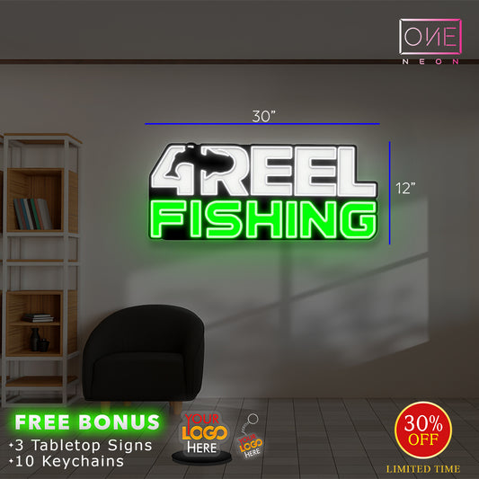 4REEL FISHING | LED Neon Sign (INDOOR)