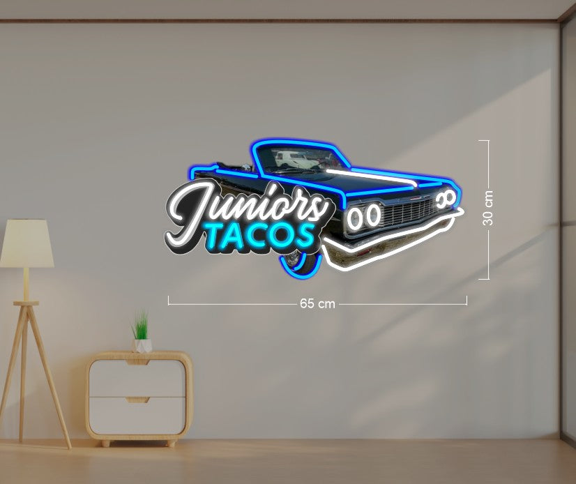 Pinche way & Car logo | Led Neon Sign ( 4 signs)