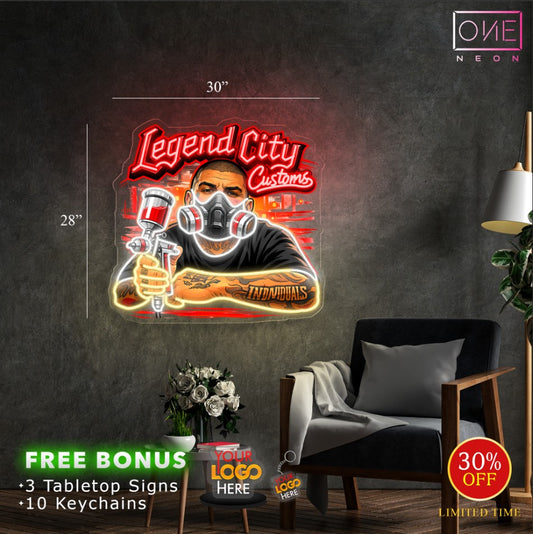 LEGEND CITY CUSTOMS | LED Neon Sign