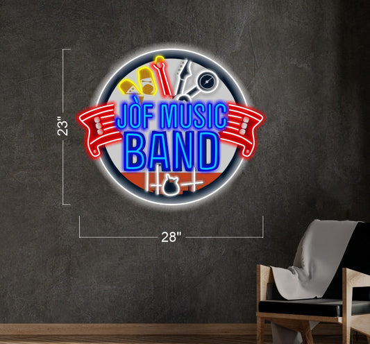 JOF Music Band | LED Neon Sign