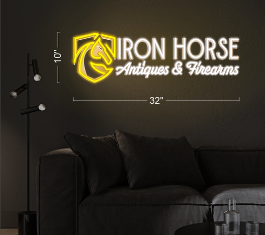 IRON HORSE | LED Neon Sign
