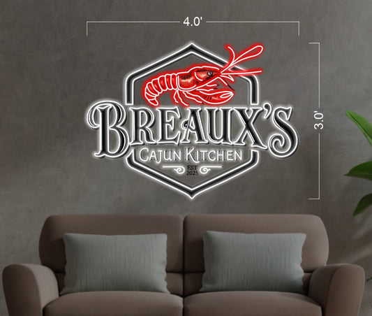 BREAUX'S | Led Neon Sign