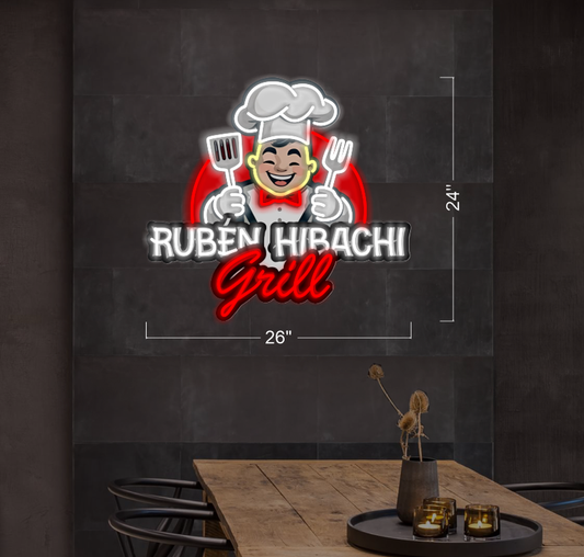RUBEN HIBACHI | LED Neon Sign