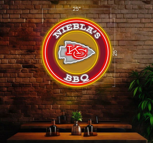 NIEBLA'S BBQ | LED Neon Sign