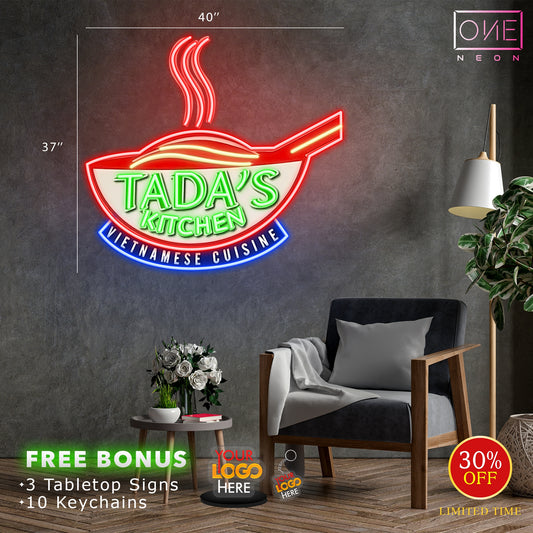 TADA's KITCHEN| LED Neon Sign