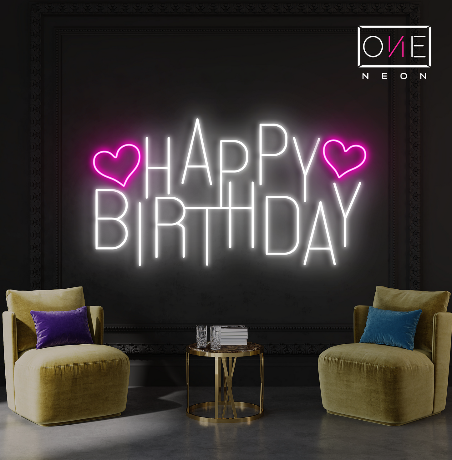 Happy Birthday Led Neon Sign