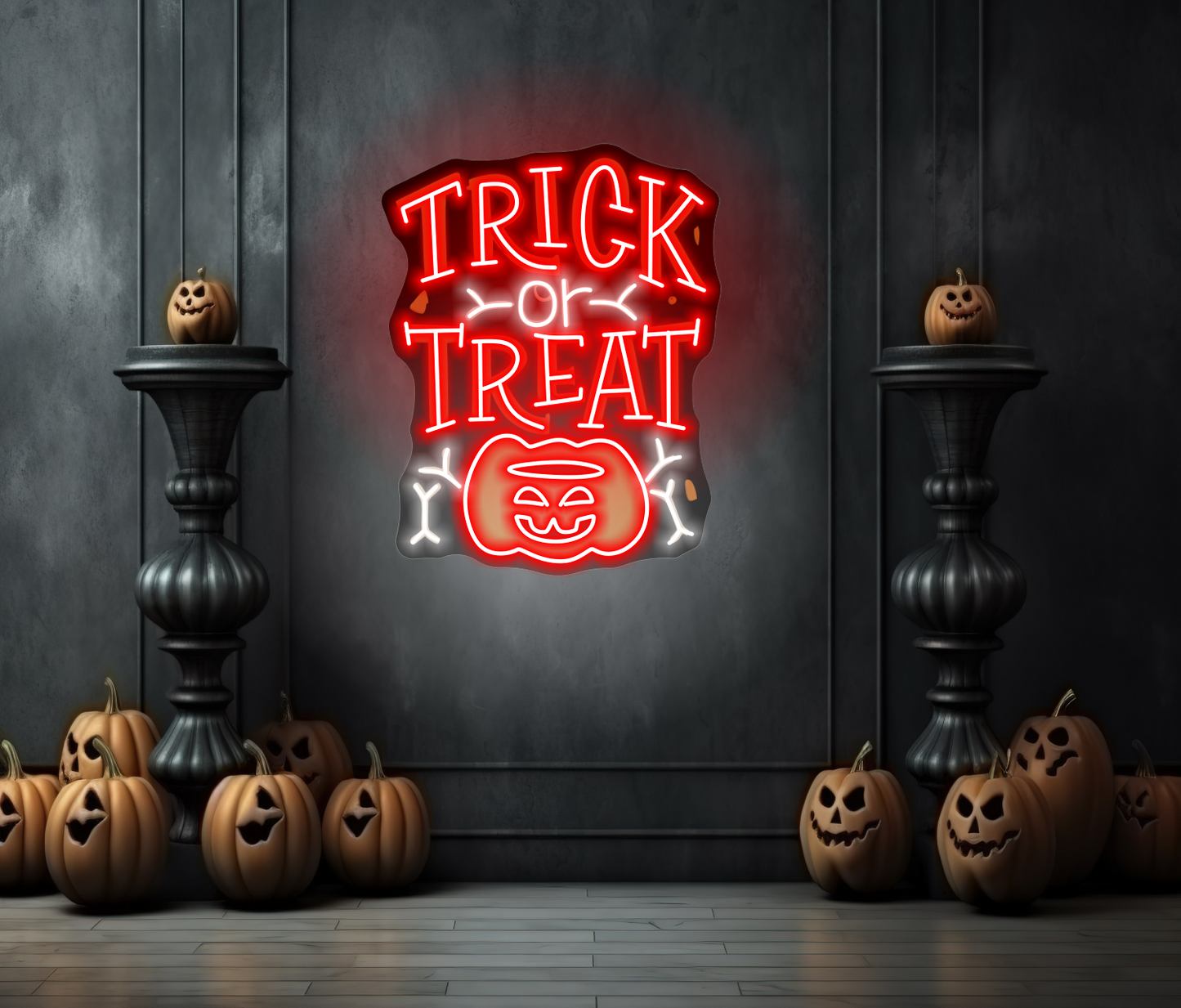 Trick or Treat LED Neon Sign
