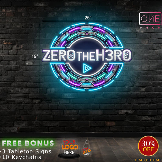 ZERO The HERO | LED Neon Sign