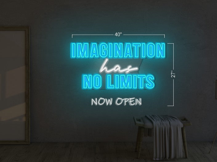 Imagination has no limits + Home of the original cookie cake ( 2 signs) | Led Neon Sign