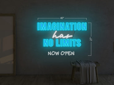 Imagination has no limits + Home of the original cookie cake ( 2 signs) | Led Neon Sign