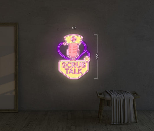 SCRUB TALK | LED Neon Sign