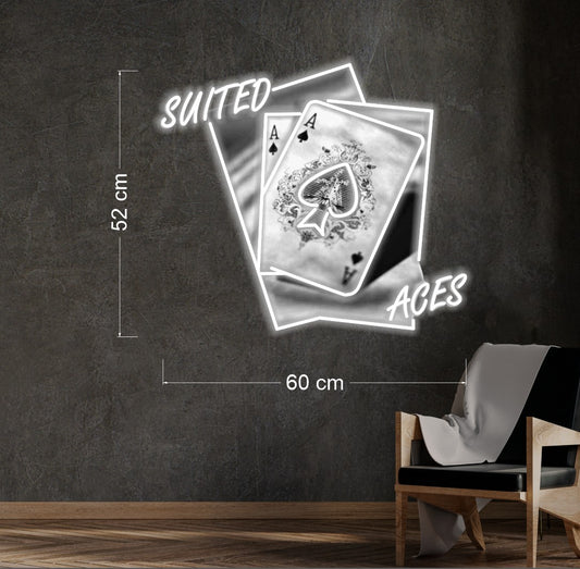 SUITED ACE| LED Neon Sign