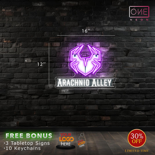 ARACHNID ALLEY | LED Neon Sign