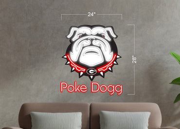 Cajun Queen 504 & Poke Dog | LED Neon Sign (2 signs)