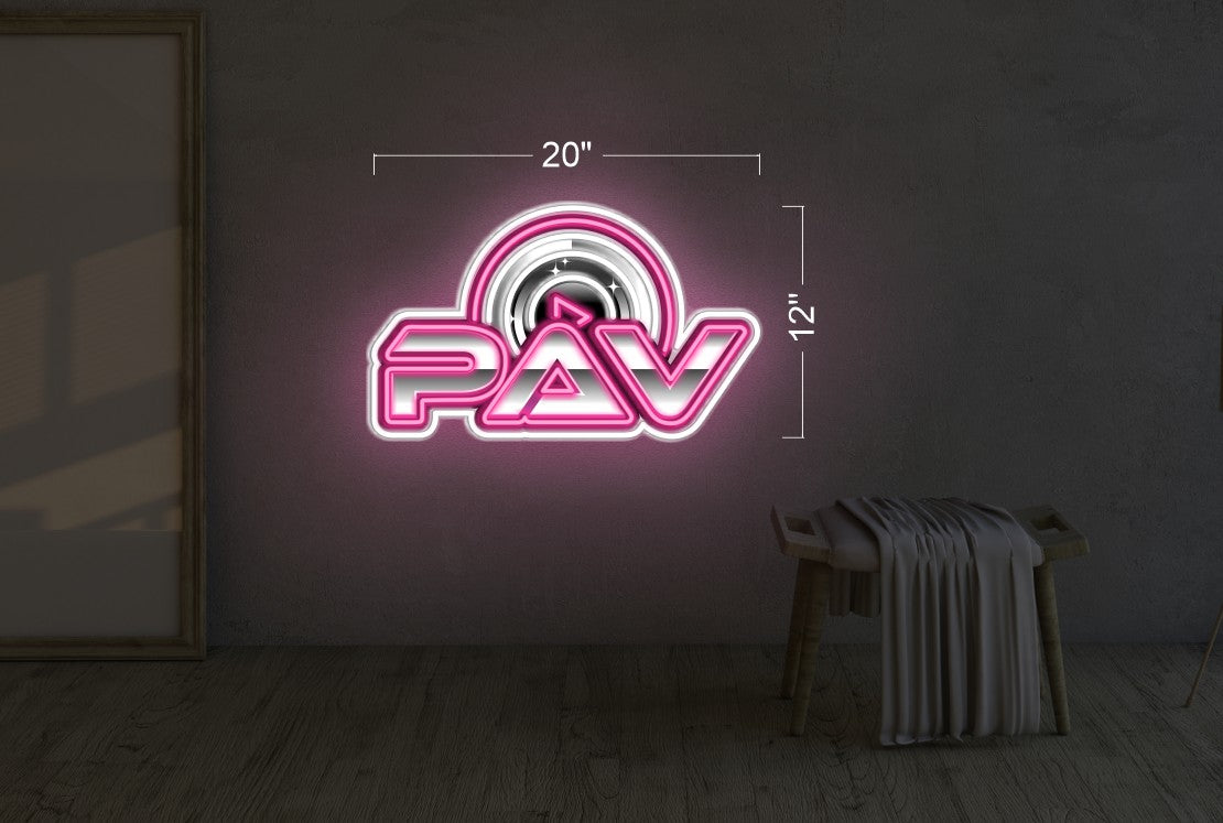 PAV Logo (rgb colors) | Led Neon Sign