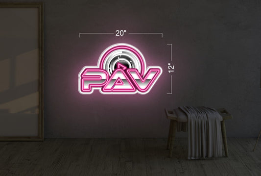 PAV Logo (rgb colors) | Led Neon Sign