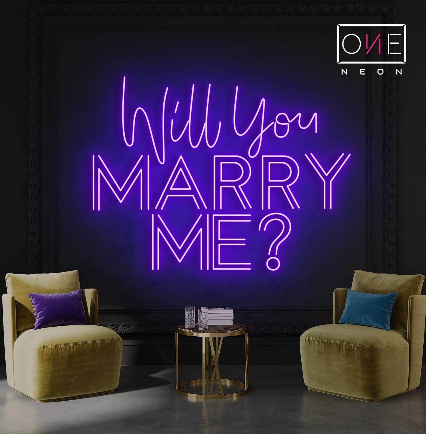 Will You Marry Me? Led Neon Sign