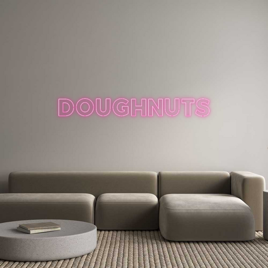 Custom Neon: DOUGHNUTS