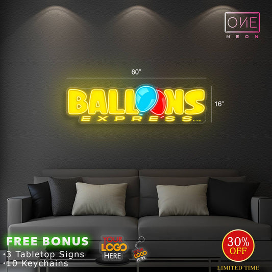 BALLOONS EXPRESS | Led Neon Sign (INDOOR)
