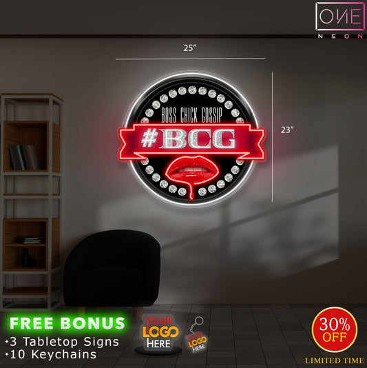 Boss Chick Gossip | Led Neon Sign