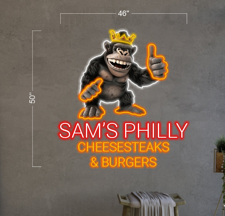 SAM'S PHILLY | LED Neon Sign