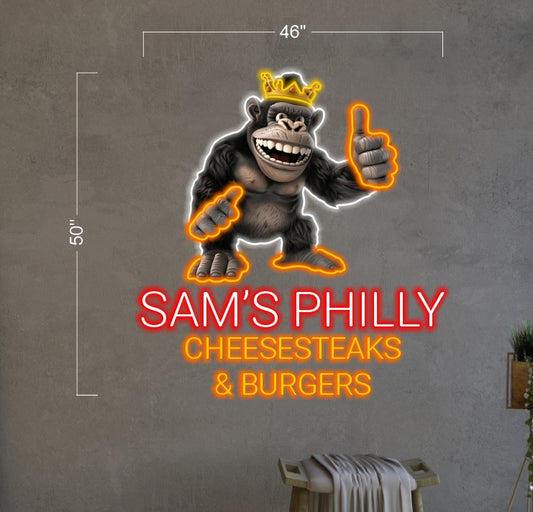 SAM'S PHILLY | LED Neon Sign
