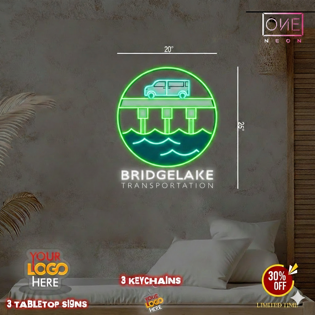 Bridgelake Transportation | LED Neon Sign