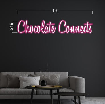Chocolate connect + 6 custom logo (9 signs)  | Led Neon Sign