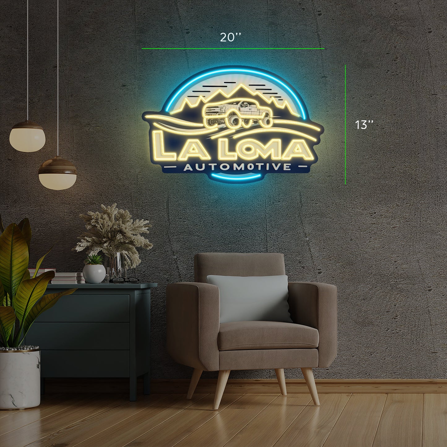 LA LOMA AUTOMOTIVE| Led Neon Sign