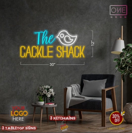 The Cackle Shack | LED Neon Sign
