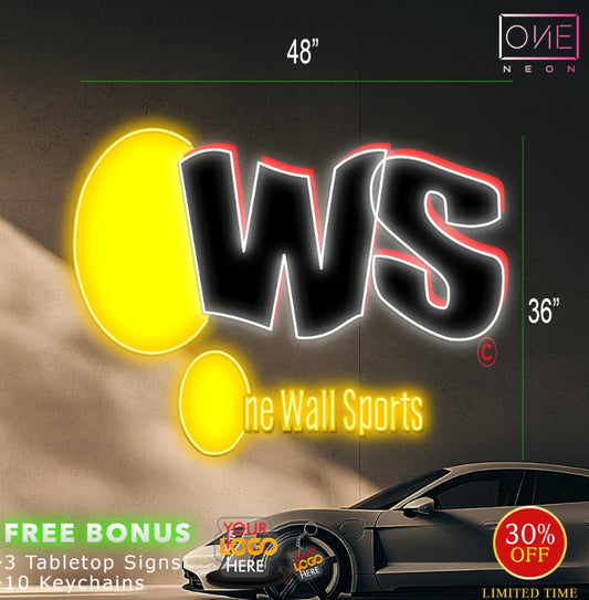 One Wall Sports | Led Neon Sign