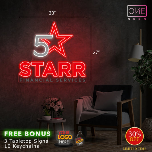 5 STARR | Led Neon Sign