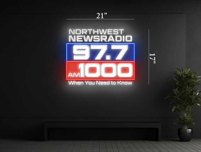 Northwest Newsradio | Led Neon Sign