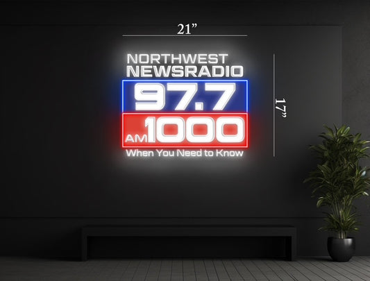 Northwest Newsradio | Led Neon Sign