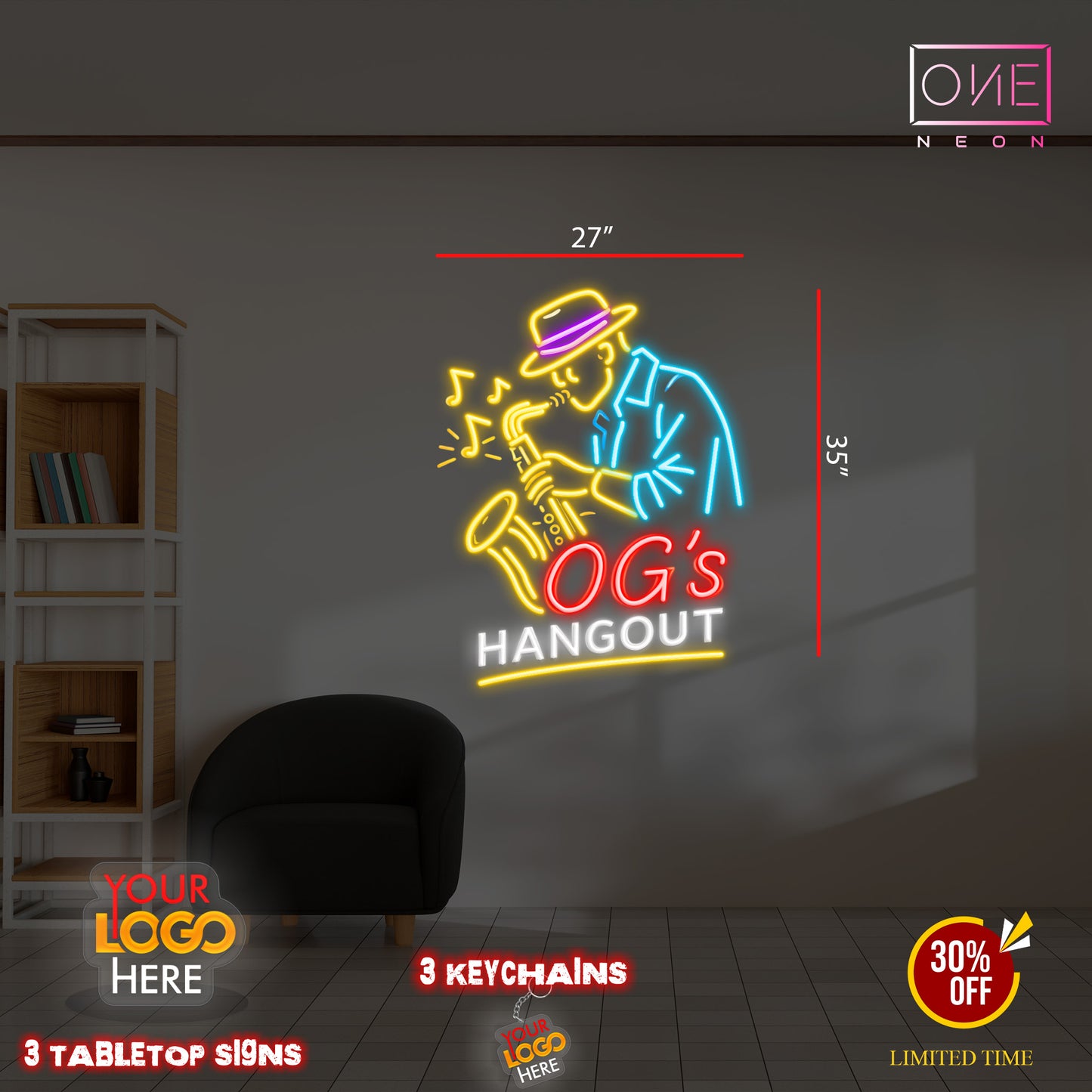 OG's HANGOUT | LED Neon Sign