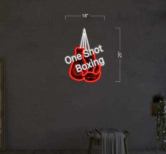 One Shot Boxing | Led Neon Sign