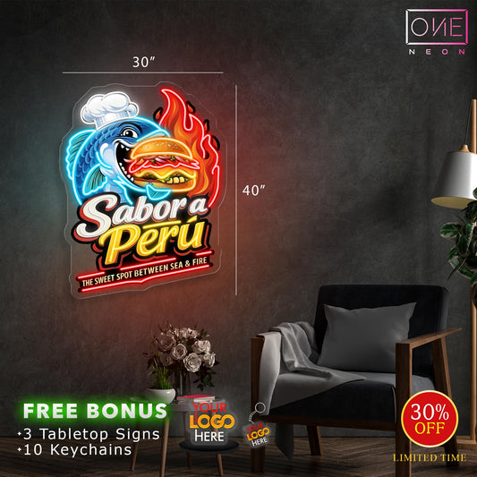 SABORA PERU | Led Neon Sign