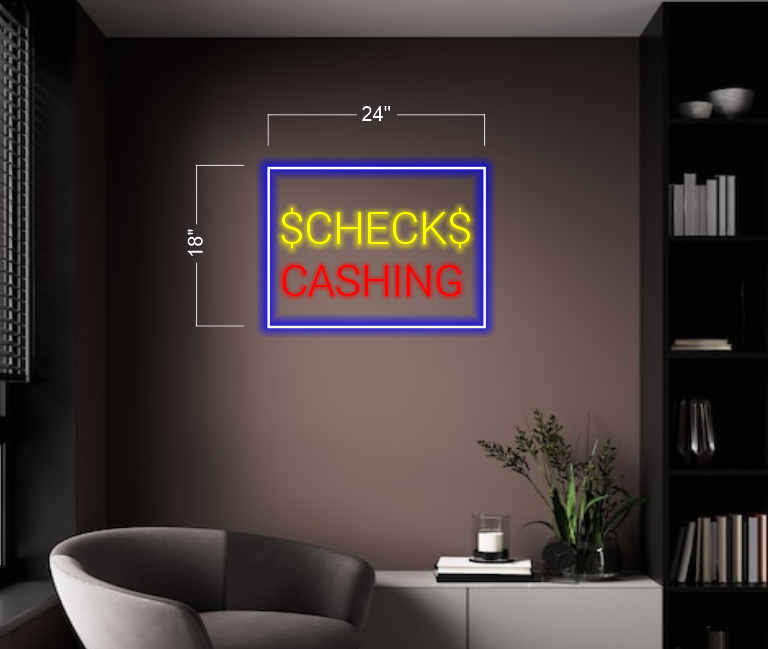Check Cashing | LED Neon Sign