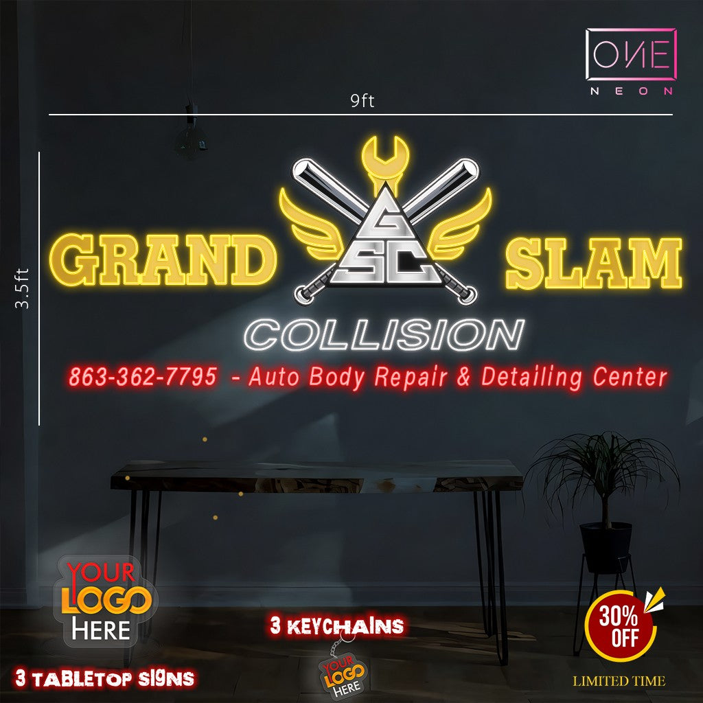 GRAM SLAM COLLISION| LED Neon Sign