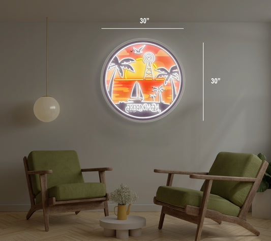 FREEDOM FM | LED Neon Sign