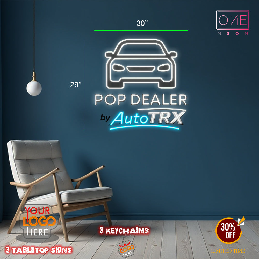 Pop Dealer by auto TRX | Led Neon Sign
