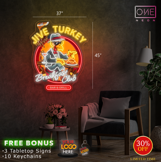 THE JIVE TURKEY| LED Neon Sign