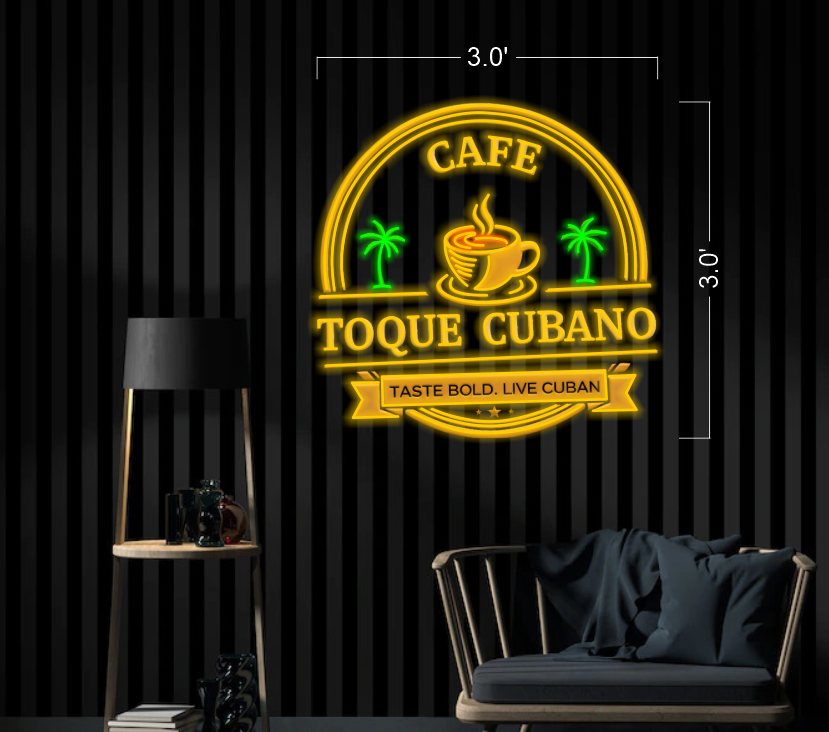TOQUE CUBANO | LED Neon Sign